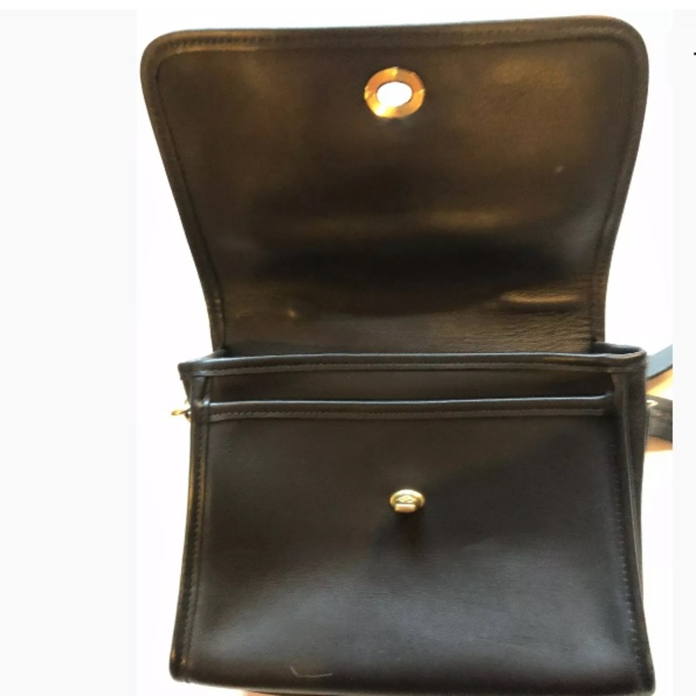 SOLD ON ANOTHER SITE - VTG Coach Court Bag  Black - Picture 10 of 11